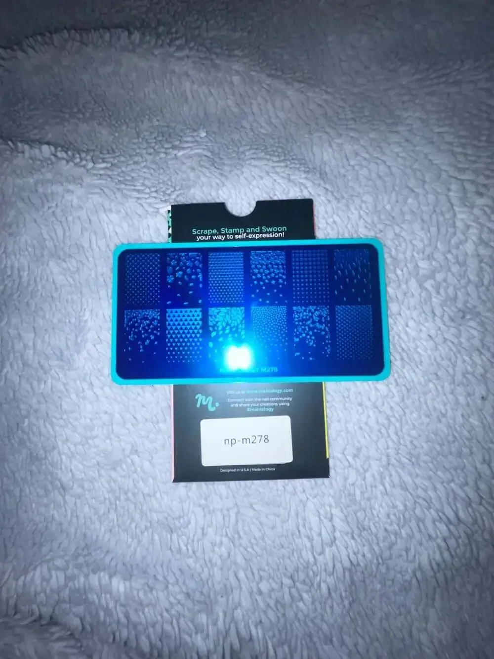 NEW!! Maniology Patterns Nail Stamping Plate number np-m278
